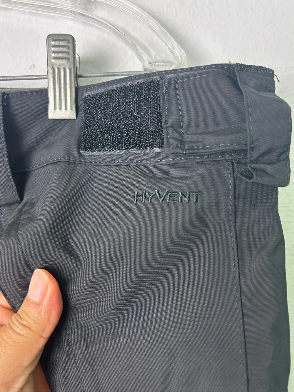 The North Face HyVent Ski Snow Pants Men Large 36X28 Cargo Baggy Insulated Black
